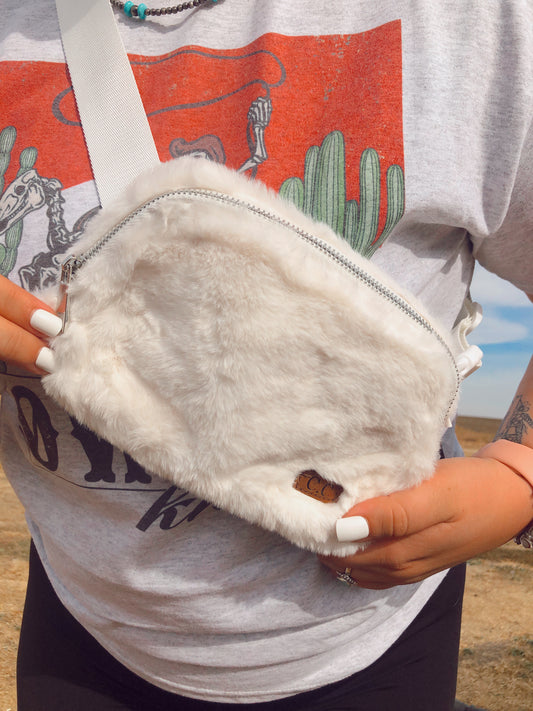 Fuzzy Belt Bag