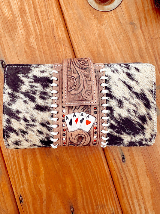 Poker Cowhide Wallet