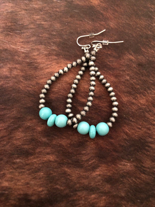Navajo Turquoise Earrings