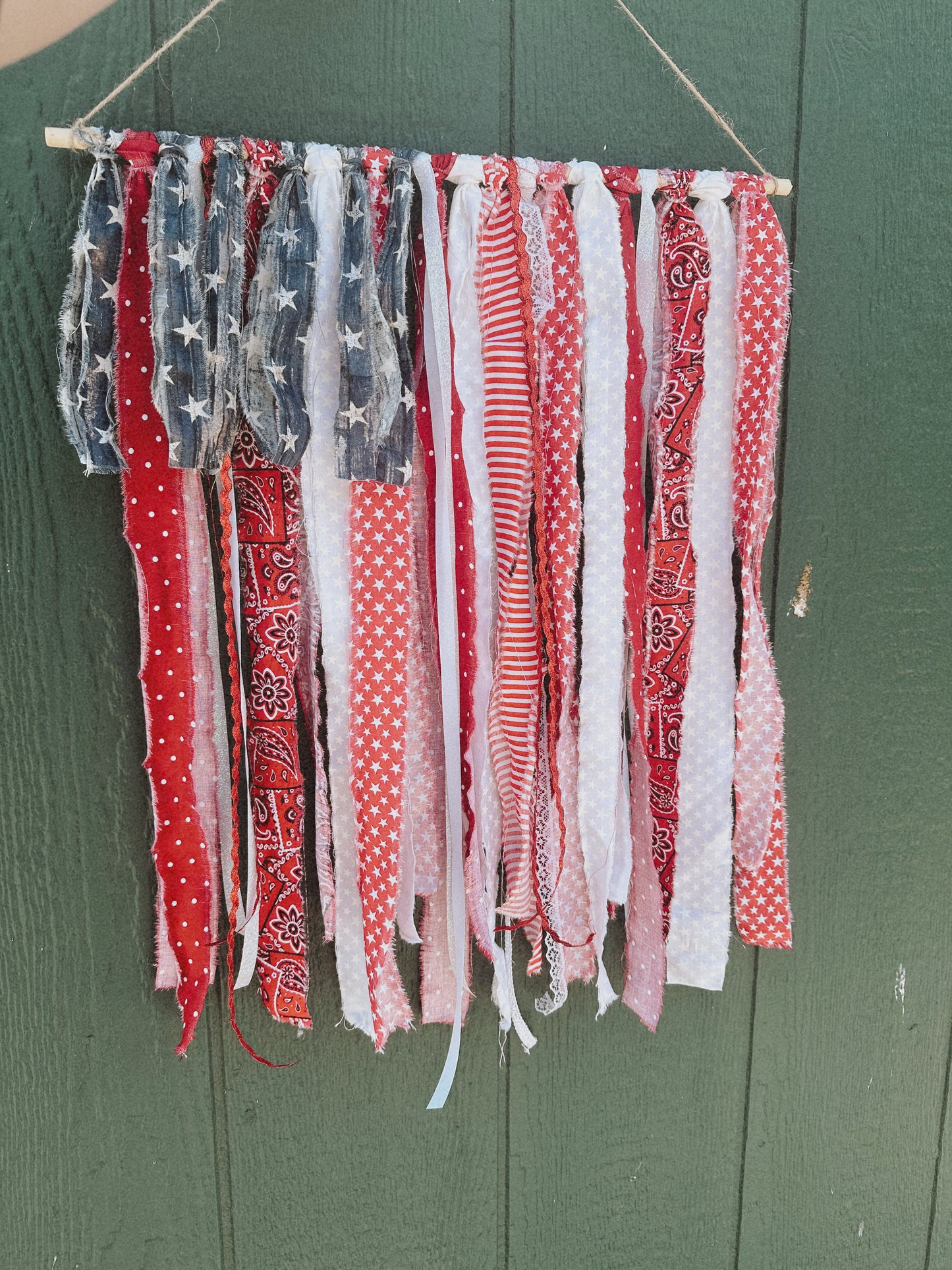 American Flag wall hanging