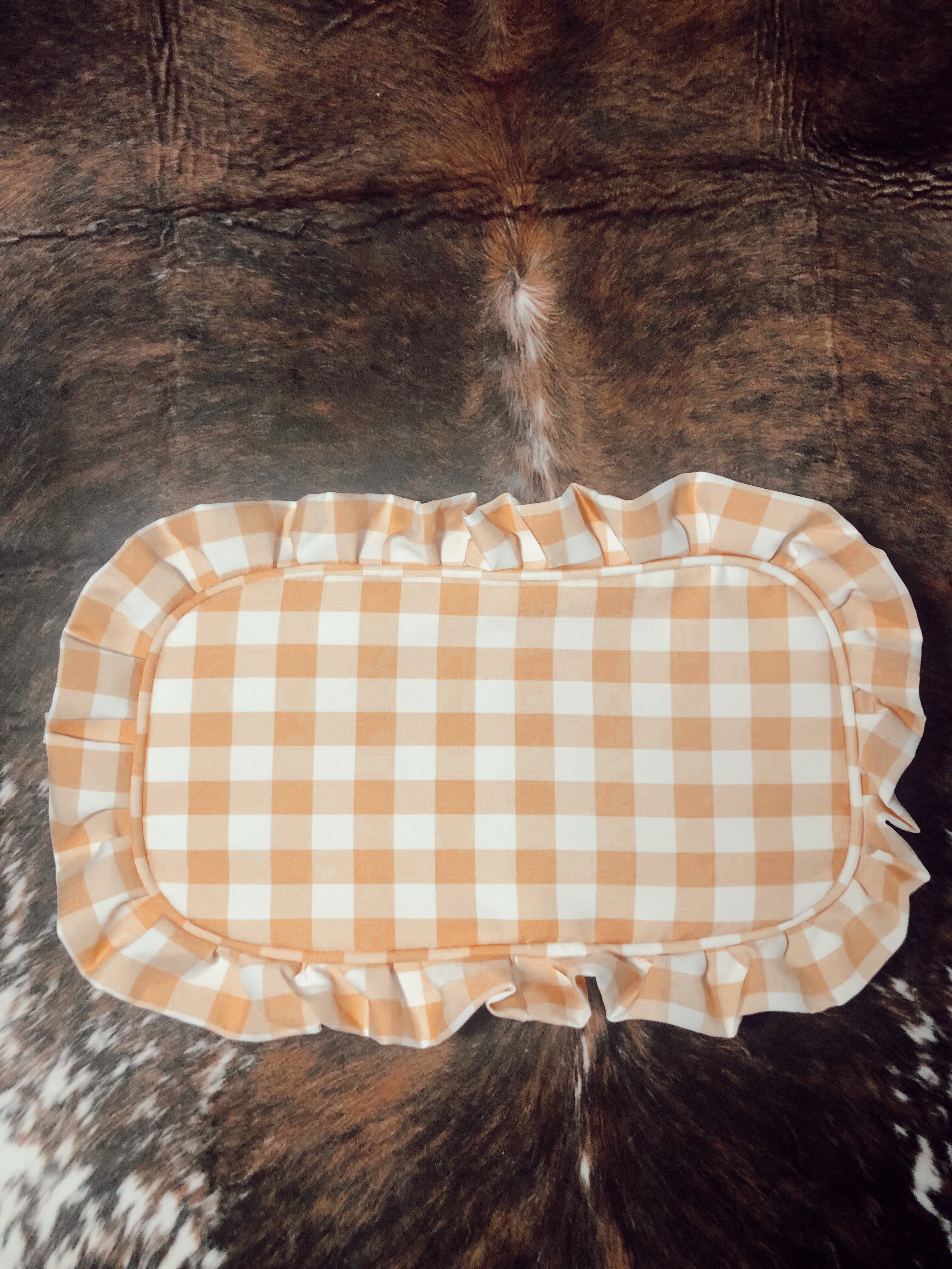 Checkered Make up Bag