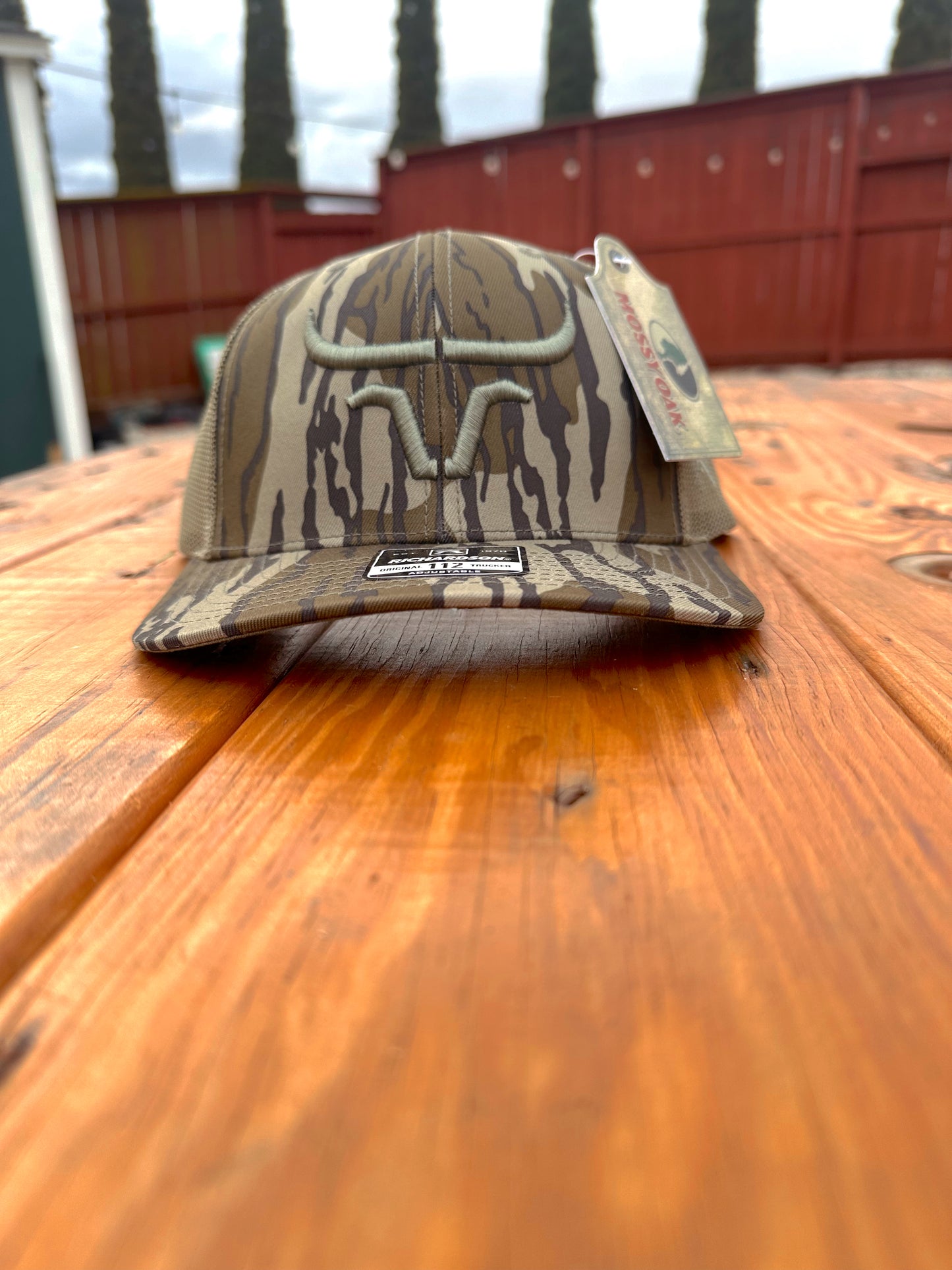 Camo Longhorn Outline Hat