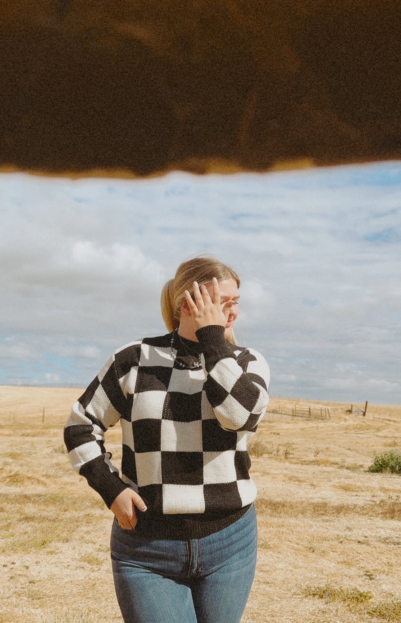 Checkered Sweater