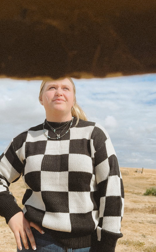 Checkered Sweater