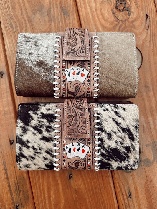 Poker Cowhide Wallet