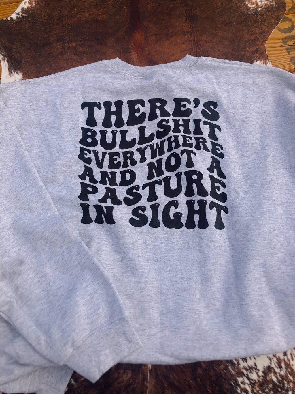 Longhorn Pasture Crewneck