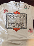 Grow Up To Be Cowboys Tee