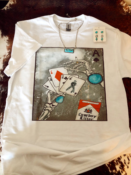 Cowboy Poker Tee