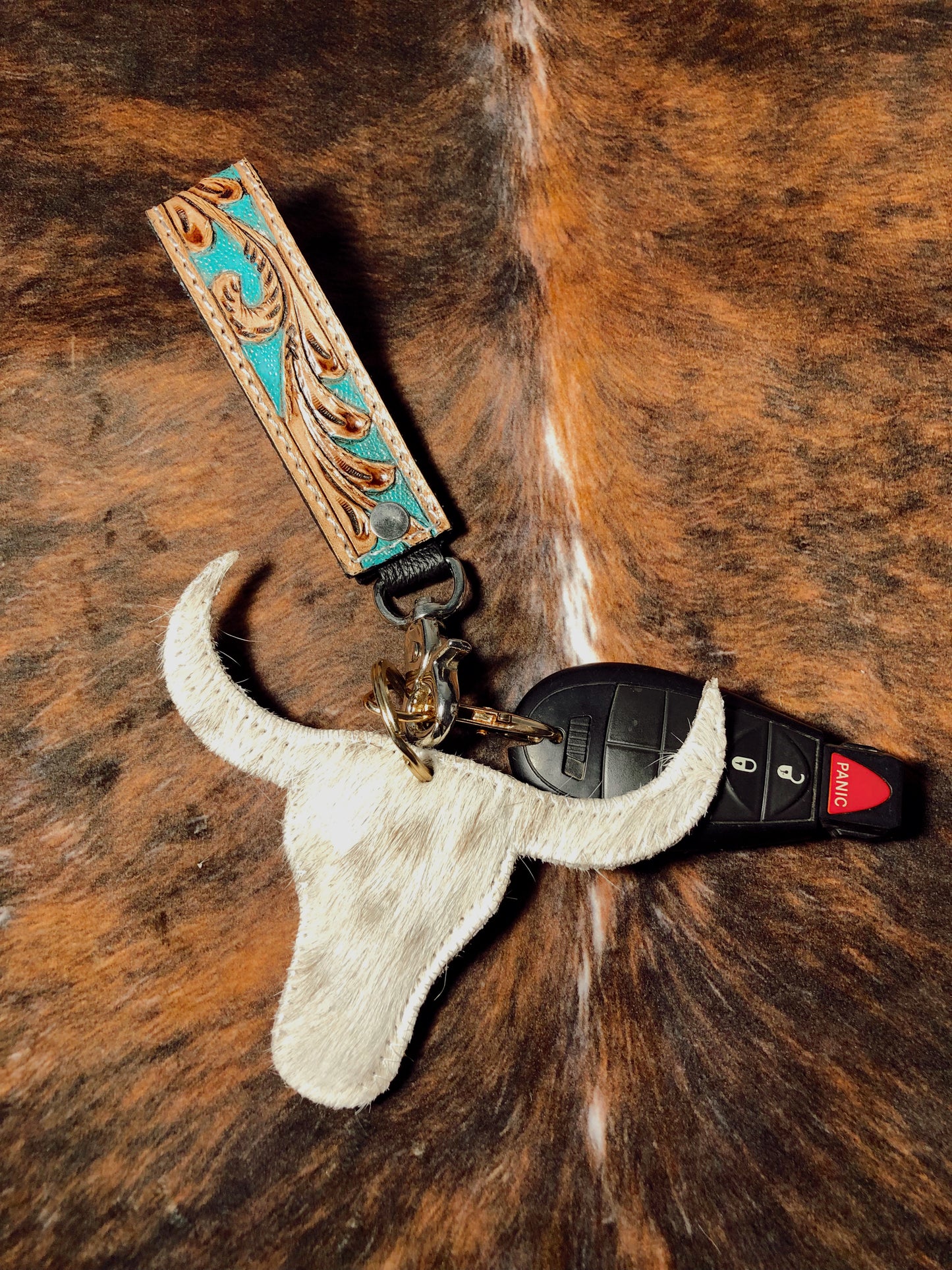 Longhorn Keychain